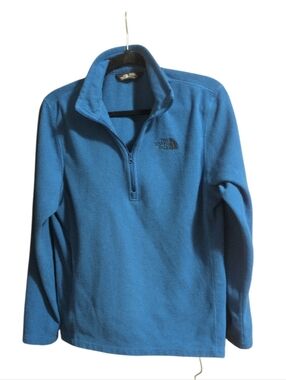 The North Face Turquoise Blue Half-Zip Fleece Pullover